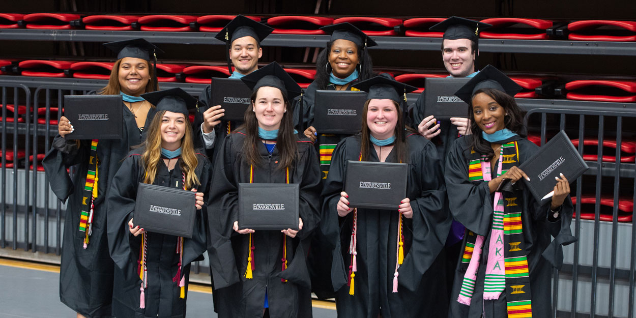 A group of SEHHB graduates at commencement